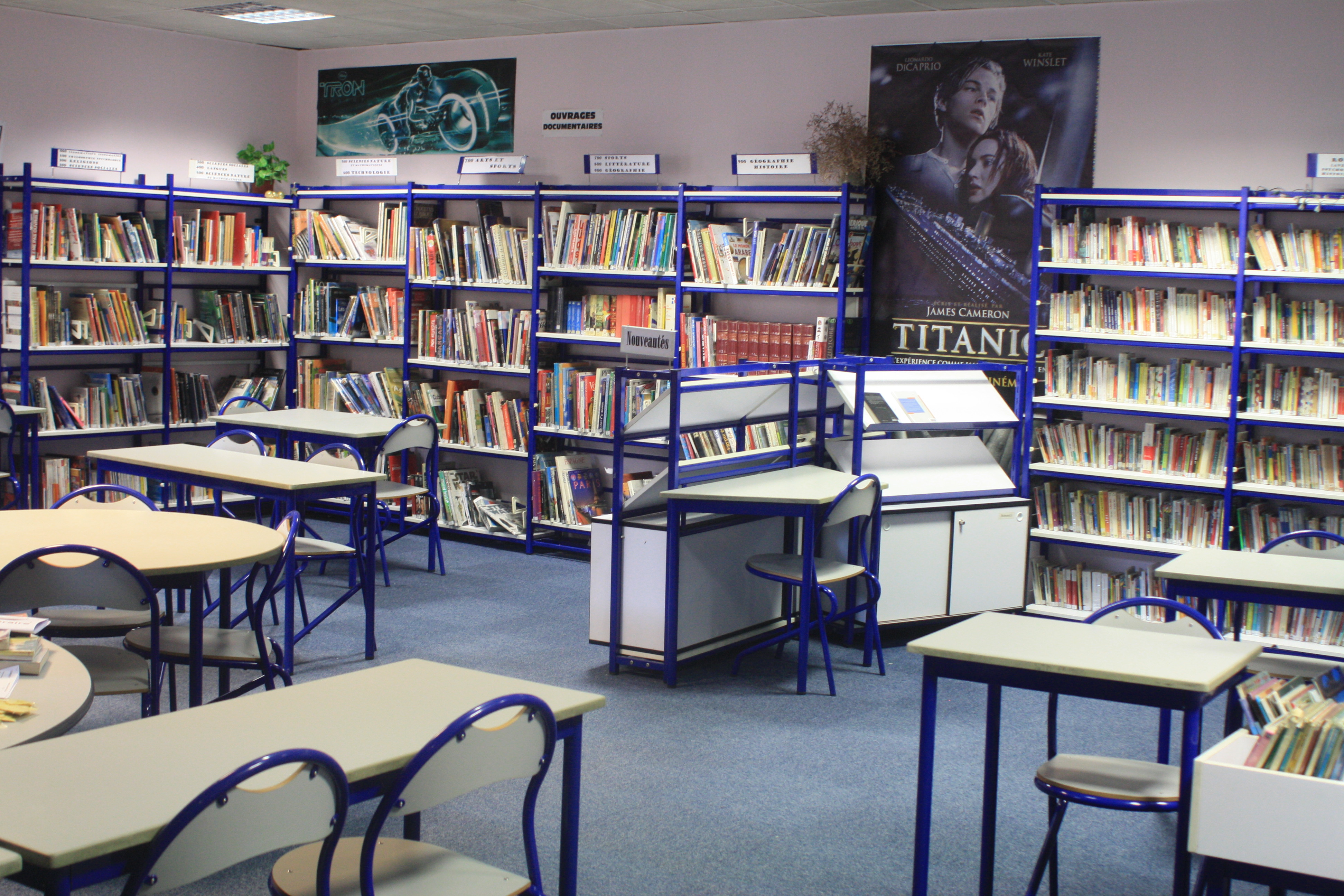 Le Centre de Documentation et d'Information (CDI) Institution Bayard Ecole et Collège à Grenoble